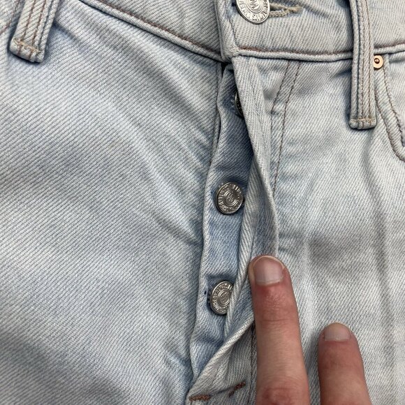 Mother Superior The Huffy Flood Chew Jeans Womens 25 Blue Really Hella Hot Denim - Picture 5 of 12